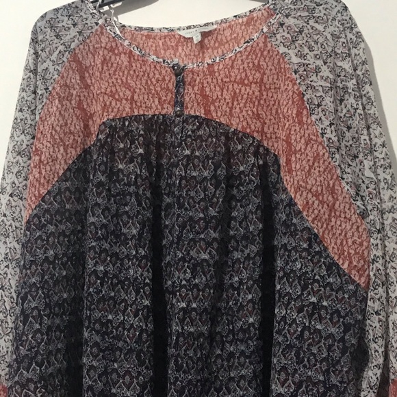 Lucky Brand Peasant blouse size 3X - Picture 8 of 10